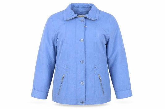 Cotswold Collections Women's Blue Size 12 Mid-Length Basic Jacket