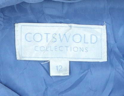 Cotswold Collections Women's Blue Size 12 Mid-Length Basic Jacket