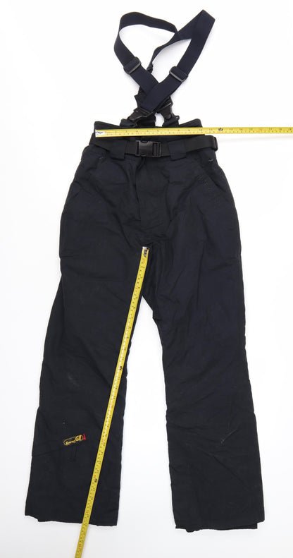 White Stuff Women's Black Snow Pants S Waterproof Insulated Winter Trousers