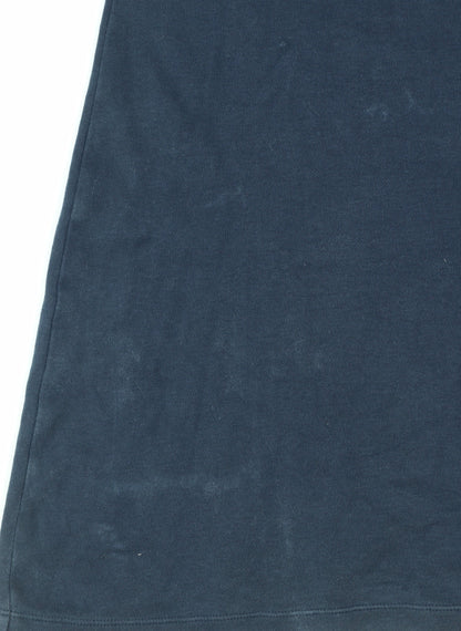 Next Women Blue Size 16 Slip Dress Cotton Jersey Summer Wear