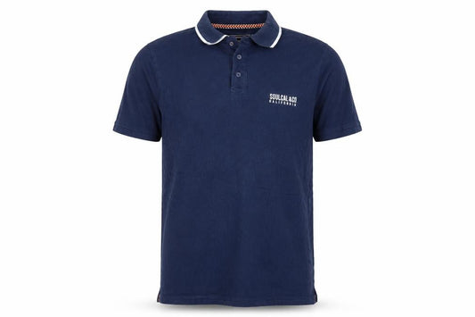 SoulCal Men's Blue Polo Shirt Size M Casual Cotton