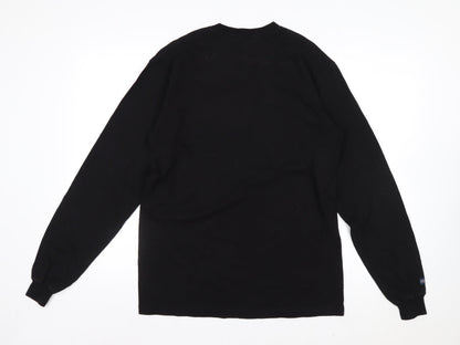Jansport Men's Black AB Tech Long Sleeve Cotton Graphic Shirt Size M