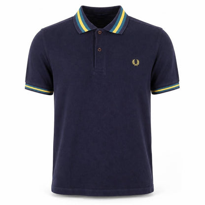 Fred Perry Men's Blue Cotton Polo Shirt Size S Classic Style