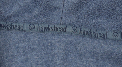 Hawkshead Men's Blue 1/4 Zip Fleece Pullover Sweatshirt Size S