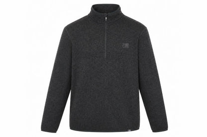 Karrimor Men's Grey XL Fleece 1/4 Zip Pullover Sweatshirt