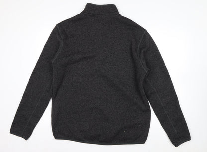 Karrimor Men's Grey XL Fleece 1/4 Zip Pullover Sweatshirt