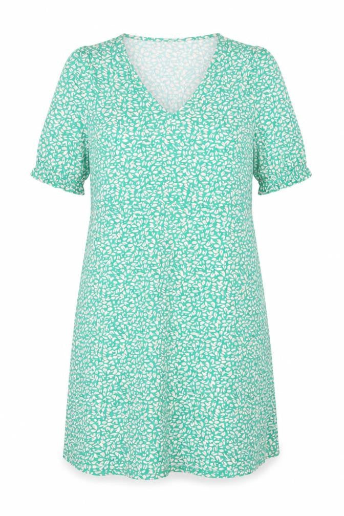 Marks & Spencer Women’s Green Floral A-Line Long Dress Size 14