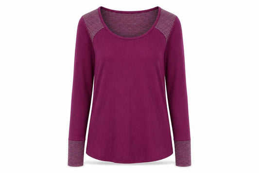 Columbia Women Purple Long Sleeve Basic Knit Top Size M