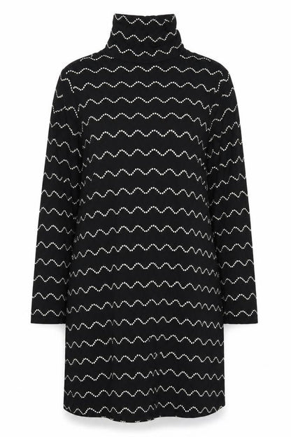 Marks & Spencer Women Black Size 16 Shift Dress Long Sleeve
