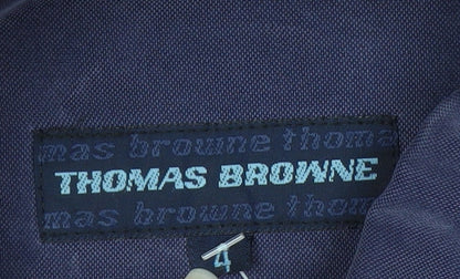 Thomas Browne Men's Blue Long Sleeve Button-Up Shirt Size L