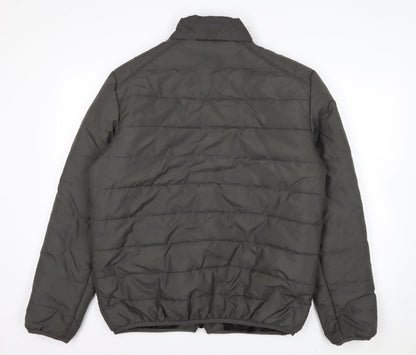 Brave Soul Men's Green XL Puffer Jacket Outdoor Style