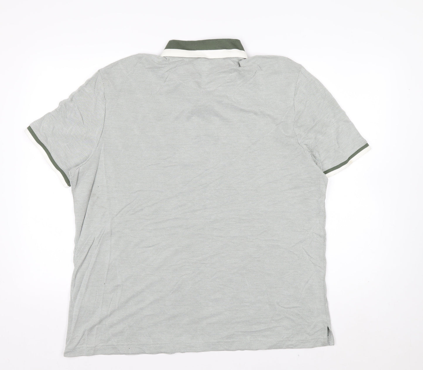 Marks and Spencer Men’s Grey XL Modal Blend Polo Shirt
