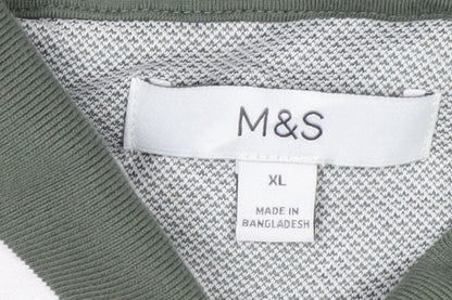 Marks and Spencer Men’s Grey XL Modal Blend Polo Shirt