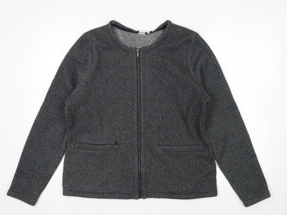Rohan Womens Grey Finnic Full Zip Fleece Jacket Size L