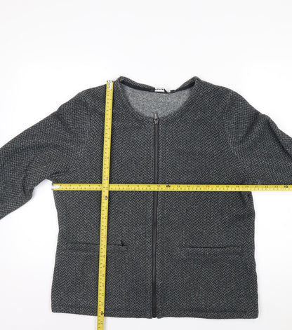 Rohan Womens Grey Finnic Full Zip Fleece Jacket Size L