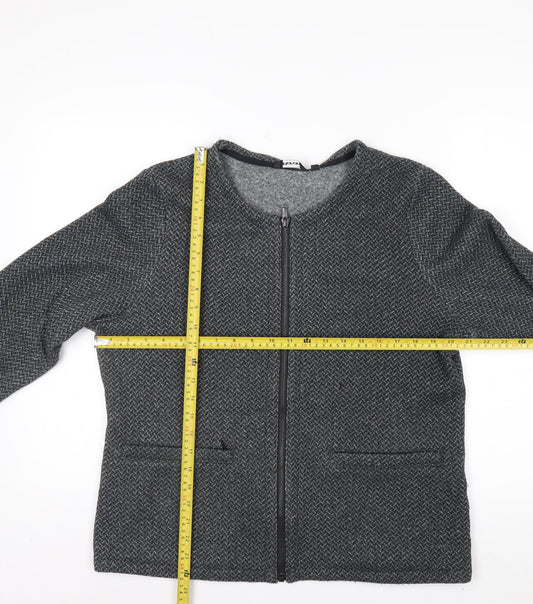 Rohan Womens Grey Finnic Full Zip Fleece Jacket Size L