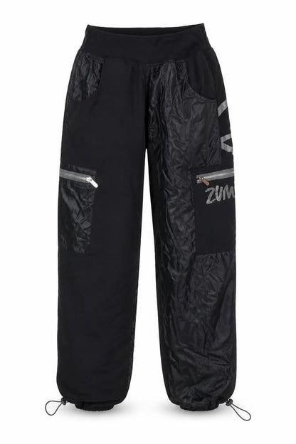 Zumba Womens Black Jogger Activewear Trousers Size L Nylon