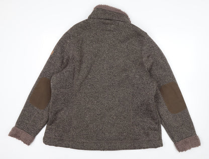 Regatta Womens Brown Full Zip Fleece Jacket Size 22 Outdoor Warm Lined