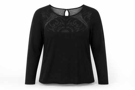 Monsoon Women’s Black Knit Pullover Jumper Size 12