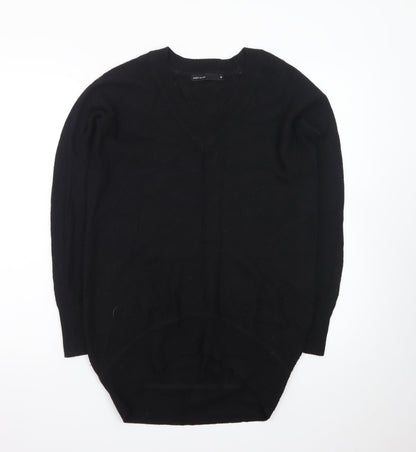 Karen Millen Women's Black XS V-Neck Knit Pullover Jumper