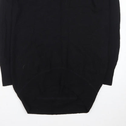 Karen Millen Women's Black XS V-Neck Knit Pullover Jumper