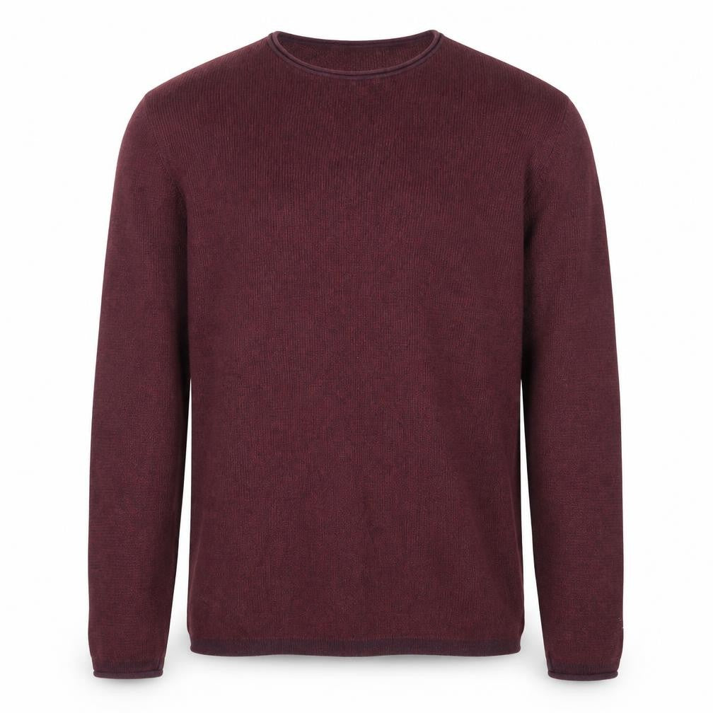 Jack & Jones Men's Red Knit Pullover Jumper Size M