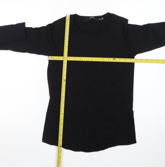 Vero Moda Womens Black XS Crew Neck Long Sleeve Knit Jumper