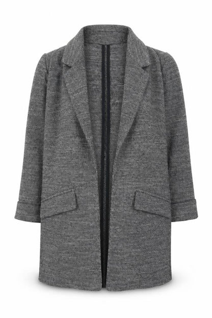 Warehouse Women Grey Longline Knit Cardigan Size 10