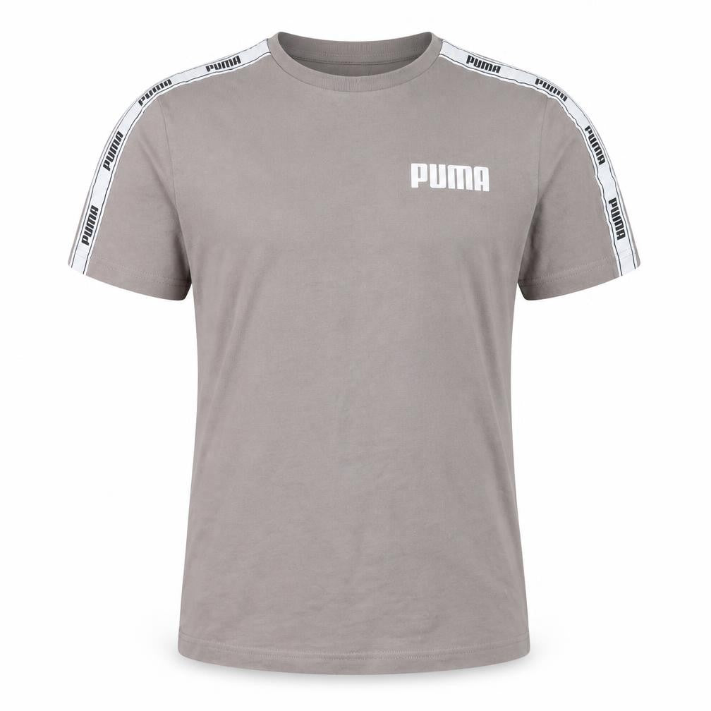 Puma Boys Grey Logo Short Sleeve T-Shirt 15-16 Years