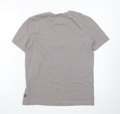 Puma Boys Grey Logo Short Sleeve T-Shirt 15-16 Years