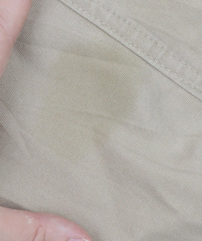 Satta Men's Beige Cotton Basic Jacket Size S Casual Wear