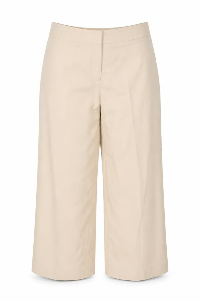 Artigiano Women's Beige Size 16 Straight Dress Trousers