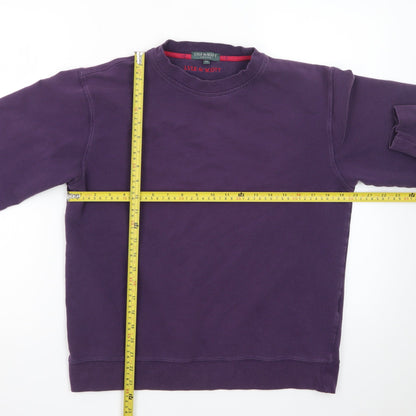 Lyle & Scott Women’s Purple Crew Neck Sweatshirt Size M Cotton Casual