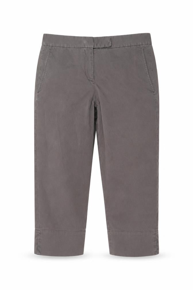 Farhi Womens Brown Cotton Capri Trousers Size 12