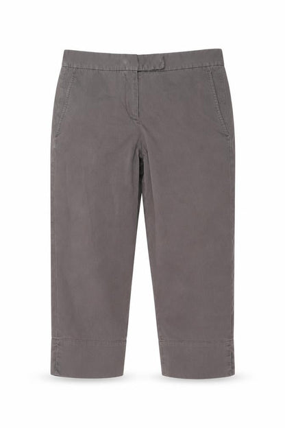 Farhi Womens Brown Cotton Capri Trousers Size 12