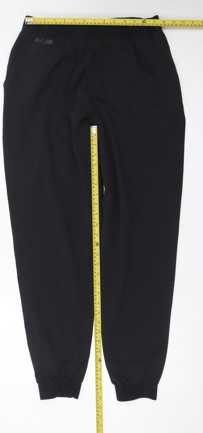 Decathlon Men's Black M Jogger Trousers with Pockets Stretch