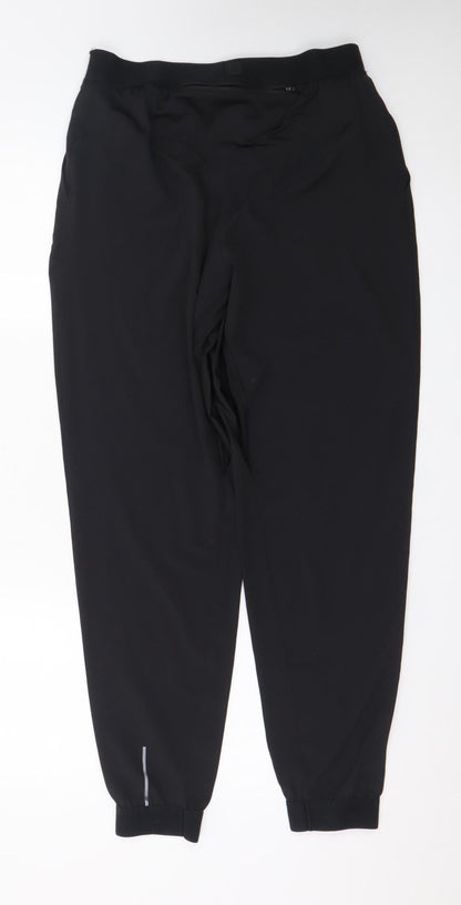 Decathlon Men's Black M Jogger Trousers with Pockets Stretch