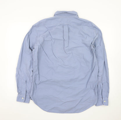 Ralph Lauren Men's Blue Button-Down Oxford Shirt Size M Long Sleeve