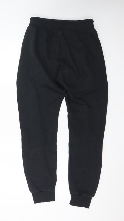 McKenzie Men's Black Jogger Trousers M Regular Fit Fleece Casual