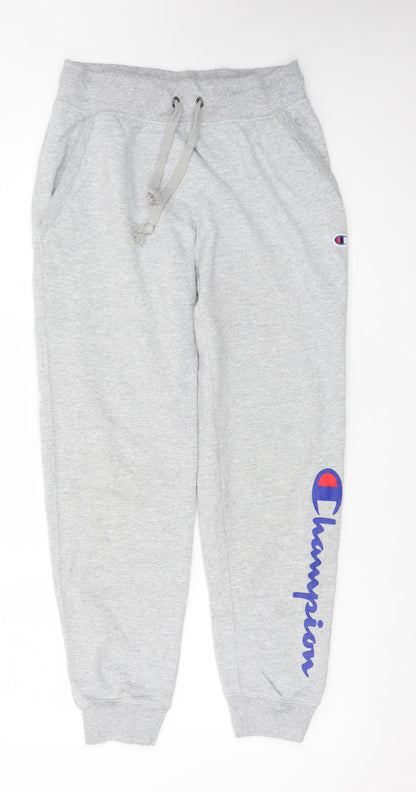 Champion Men's Grey Jogger Sweatpants Small Regular Fit