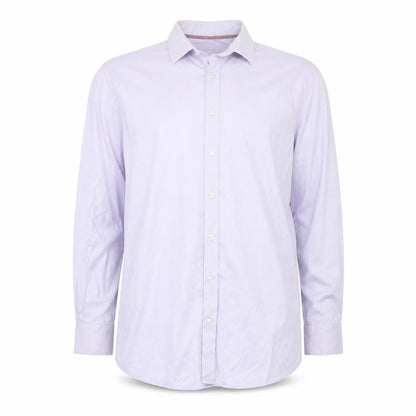 Marks & Spencer Men's Lilac Tailored Luxury Cotton Dress Shirt 16.5in 42cm
