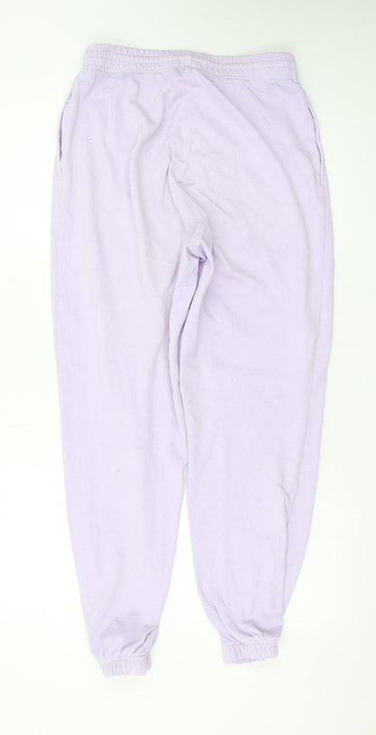 Topshop Women’s Purple Jogger Trousers Size S Comfortable Casual