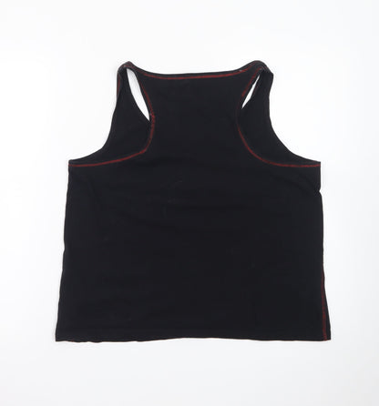 The Rolling Stones Women's Black Sequin Tank Top M Rock Music