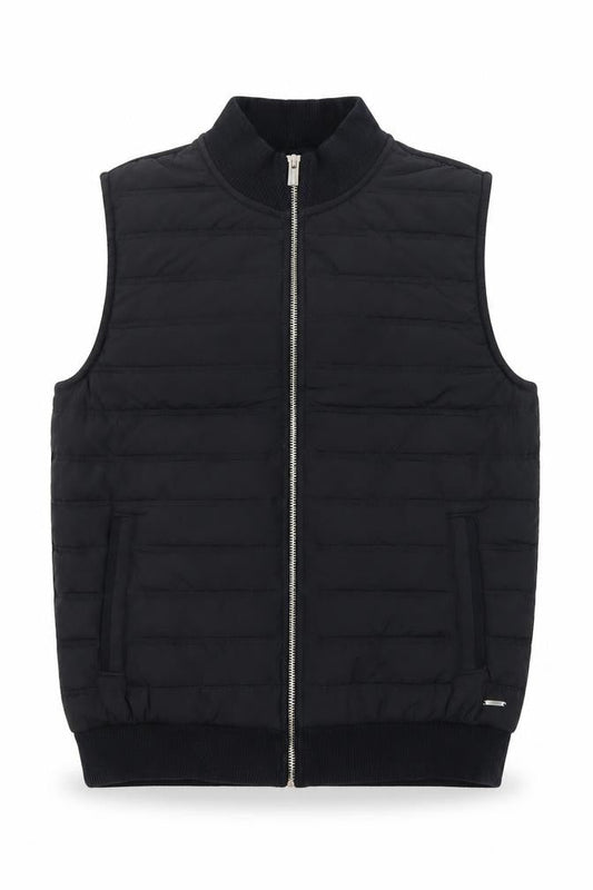 Marks and Spencer Men’s Black Puffer Waistcoat M Full Zip