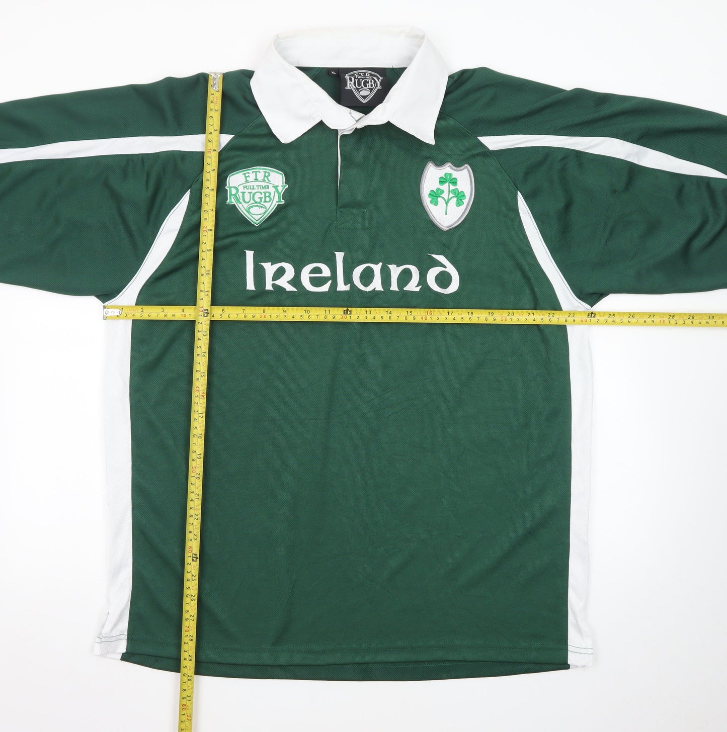 Full Time Rugby Ireland Green Short Sleeve Polo Shirt Men’s XL