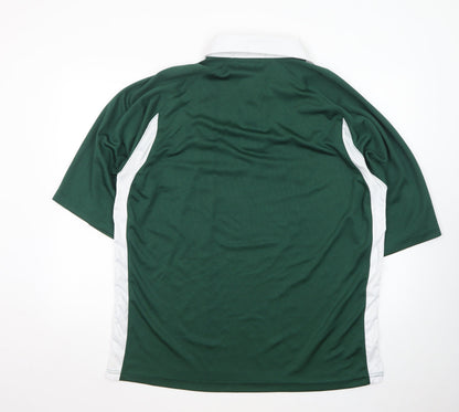 Full Time Rugby Ireland Green Short Sleeve Polo Shirt Men’s XL