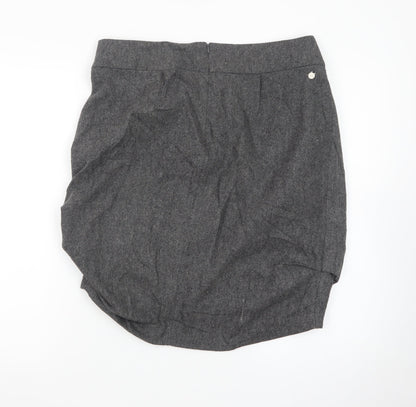 Fullcircle Women's Grey Tweed Bubble Hem Skirt Size 14