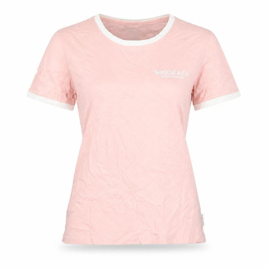 SoulCal & Co Women's Pink Ringer T-Shirt Size 12 Cotton Casual Top