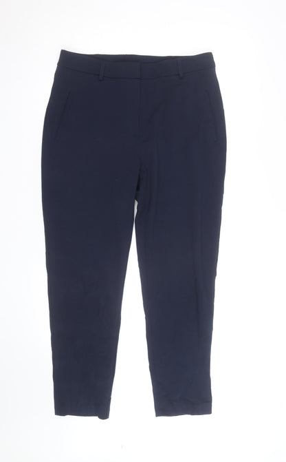 Roman Blue Slim Fit Women's Trousers Size 12 Stretch Comfort