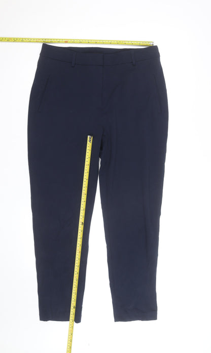 Roman Blue Slim Fit Women's Trousers Size 12 Stretch Comfort
